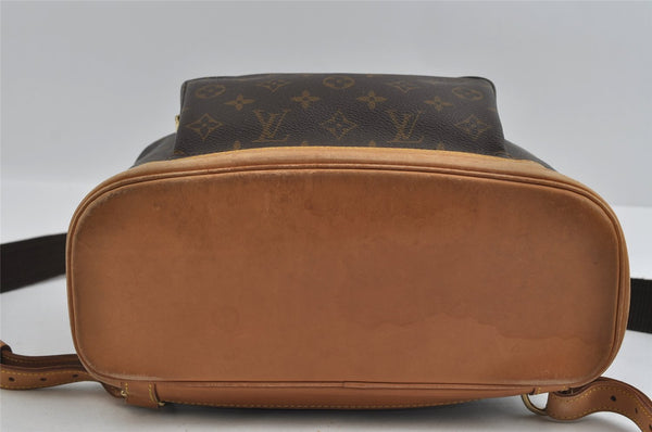 Authentic Louis Vuitton Monogram Montsouris GM Backpack M51135 LV 1888I