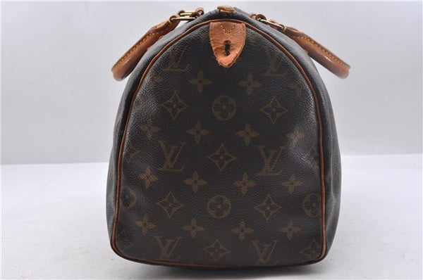 Authentic Louis Vuitton Monogram Speedy 30 Hand Bag M41526 LV 1889D