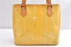 Authentic Louis Vuitton Vernis Houston Shoulder Hand Bag Yellow M91053 LV 1889G