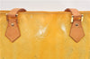 Authentic Louis Vuitton Vernis Houston Shoulder Hand Bag Yellow M91053 LV 1889G