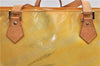 Authentic Louis Vuitton Vernis Houston Shoulder Hand Bag Yellow M91053 LV 1889G