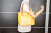 Authentic Louis Vuitton Vernis Houston Shoulder Hand Bag Yellow M91053 LV 1889G