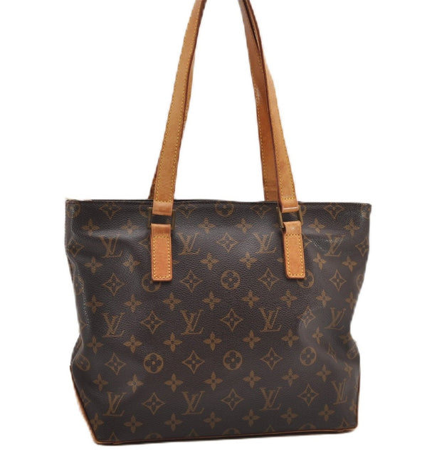 Authentic Louis Vuitton Monogram Cabas Piano Shoulder Tote Bag M51148 LV 1890G