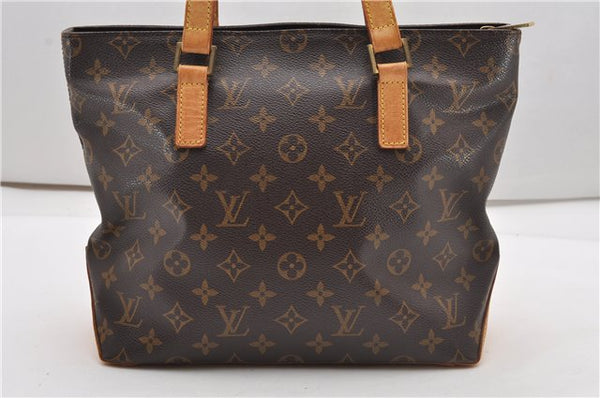 Authentic Louis Vuitton Monogram Cabas Piano Shoulder Tote Bag M51148 LV 1890G