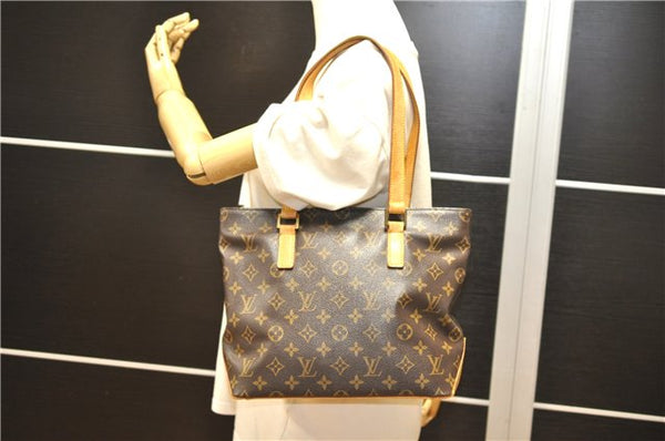 Authentic Louis Vuitton Monogram Cabas Piano Shoulder Tote Bag M51148 LV 1890G