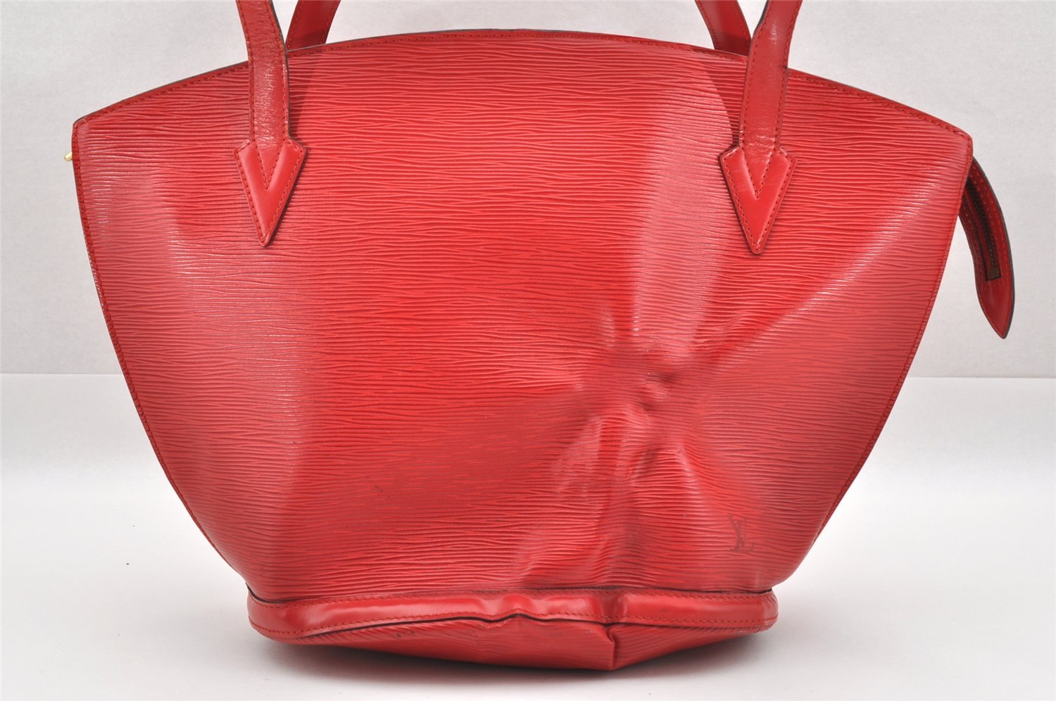 Auth Louis Vuitton Epi Saint Jacques Shopping Shoulder Bag Red M52267 LV 1890I