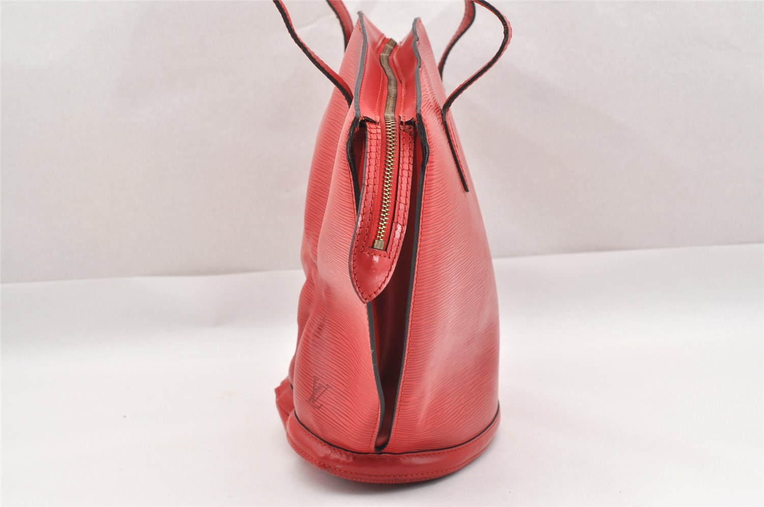 Auth Louis Vuitton Epi Saint Jacques Shopping Shoulder Bag Red M52267 LV 1890I