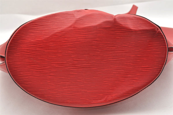 Auth Louis Vuitton Epi Saint Jacques Shopping Shoulder Bag Red M52267 LV 1890I