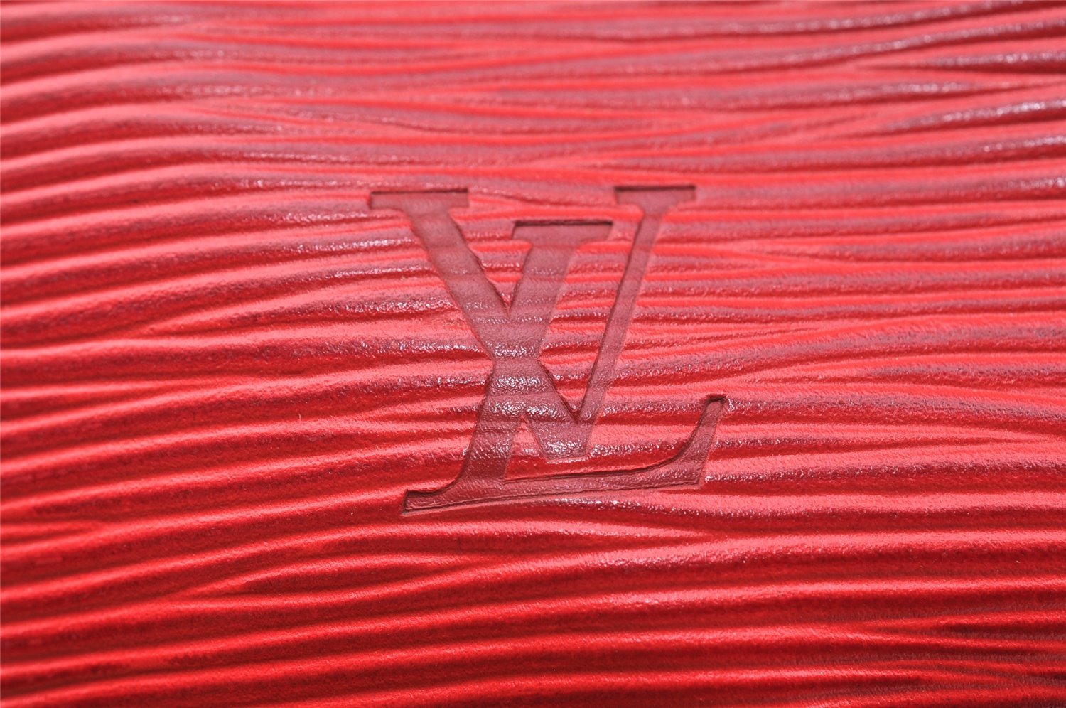 Auth Louis Vuitton Epi Saint Jacques Shopping Shoulder Bag Red M52267 LV 1890I