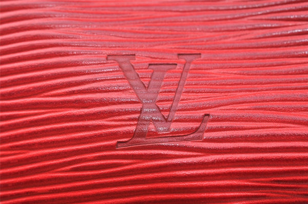 Auth Louis Vuitton Epi Saint Jacques Shopping Shoulder Bag Red M52267 LV 1890I