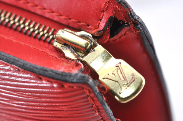 Auth Louis Vuitton Epi Saint Jacques Shopping Shoulder Bag Red M52267 LV 1890I
