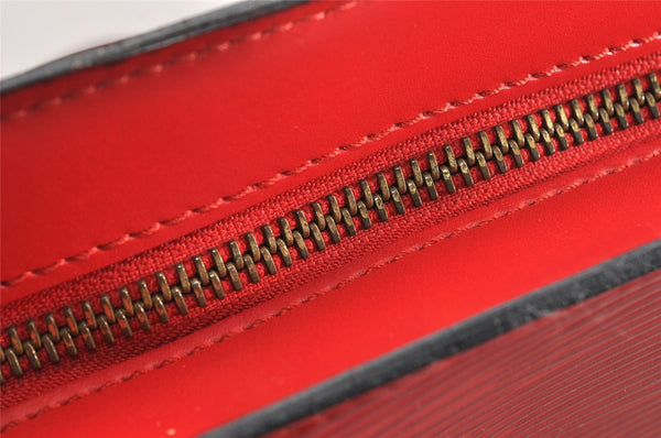 Auth Louis Vuitton Epi Saint Jacques Shopping Shoulder Bag Red M52267 LV 1890I