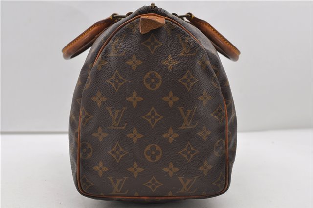 Authentic Louis Vuitton Monogram Speedy 30 Hand Bag M41526 LV Junk 1891D