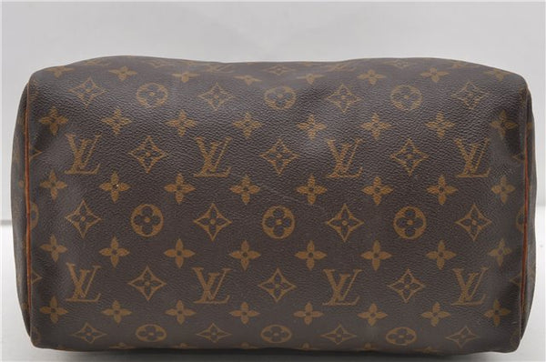 Authentic Louis Vuitton Monogram Speedy 30 Hand Bag M41526 LV Junk 1891D