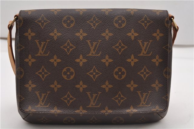 Authentic Louis Vuitton Monogram Musette Tango Shoulder Bag M51257 LV 1891G