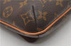 Authentic Louis Vuitton Monogram Musette Tango Shoulder Bag M51257 LV 1891G