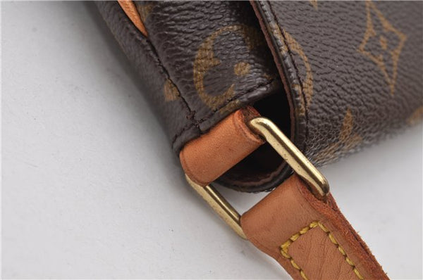 Authentic Louis Vuitton Monogram Musette Tango Shoulder Bag M51257 LV 1891G