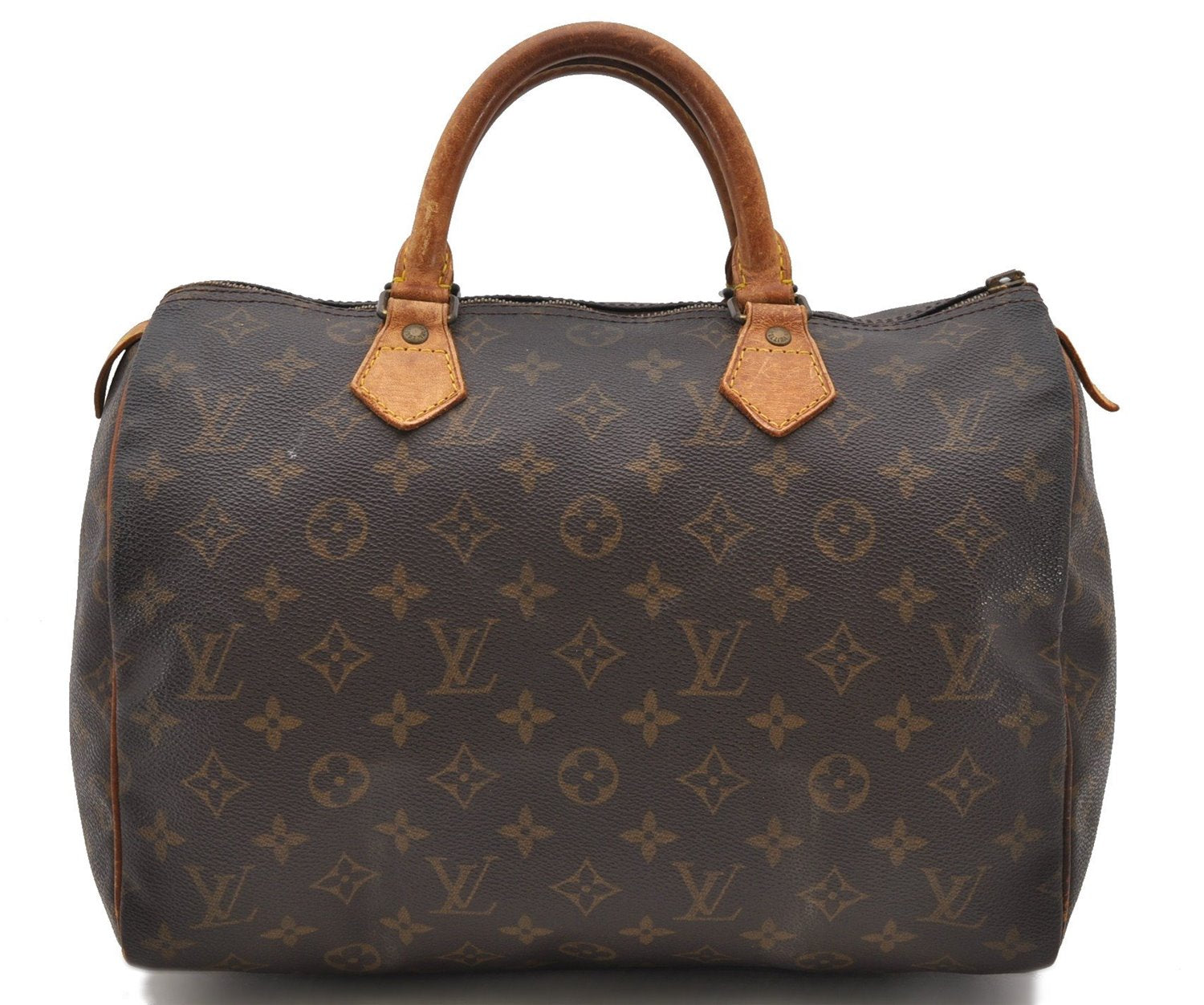 Authentic Louis Vuitton Monogram Speedy 30 Hand Bag Purse M41526 LV Junk 1893D