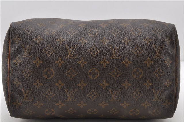 Authentic Louis Vuitton Monogram Speedy 30 Hand Bag Purse M41526 LV Junk 1893D