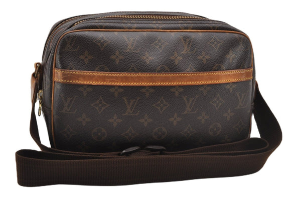 Authentic Louis Vuitton Monogram Reporter PM Shoulder Cross Bag M45254 LV 1893G