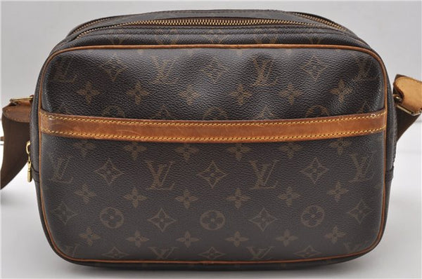 Authentic Louis Vuitton Monogram Reporter PM Shoulder Cross Bag M45254 LV 1893G