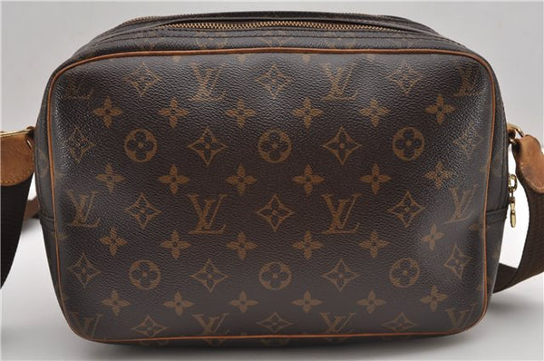 Authentic Louis Vuitton Monogram Reporter PM Shoulder Cross Bag M45254 LV 1893G