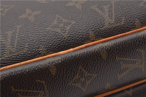 Authentic Louis Vuitton Monogram Reporter PM Shoulder Cross Bag M45254 LV 1893G