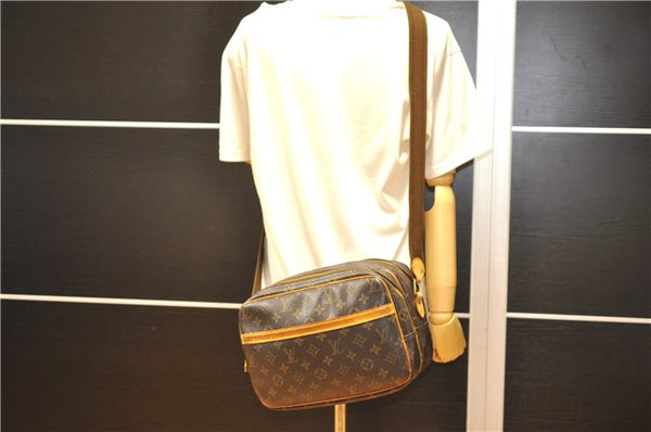Authentic Louis Vuitton Monogram Reporter PM Shoulder Cross Bag M45254 LV 1893G