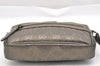 Authentic GUCCI Impreme Shoulder Cross Bag GG PVC Leather 201447 Khaki 1893I