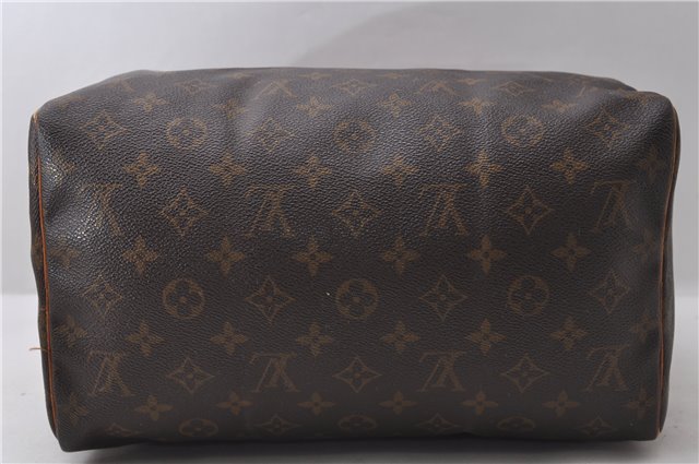 Authentic Louis Vuitton Monogram Speedy 30 Hand Bag M41526 LV 1894D