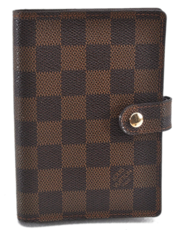 Authentic Louis Vuitton Damier Agenda PM Notebook Cover R20700 LV 1894F