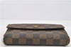 Authentic Louis Vuitton Damier Porte Tresor Etui Papier Wallet N61202 Junk 1894G