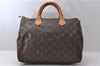 Authentic Louis Vuitton Monogram Speedy 30 Hand Bag M41526 LV 1895D