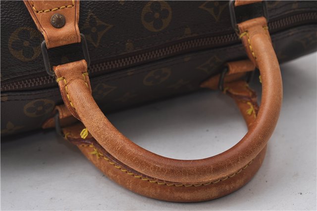 Authentic Louis Vuitton Monogram Speedy 30 Hand Bag M41526 LV 1895D