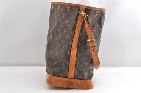 Authentic Louis Vuitton Monogram Noe Shoulder Drawstring Bag M42224 LV 1895G