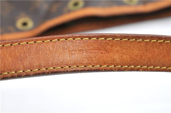 Authentic Louis Vuitton Monogram Noe Shoulder Drawstring Bag M42224 LV 1895G