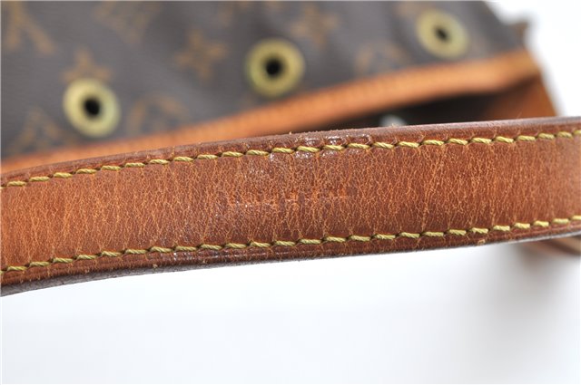 Authentic Louis Vuitton Monogram Noe Shoulder Drawstring Bag M42224 LV 1895G