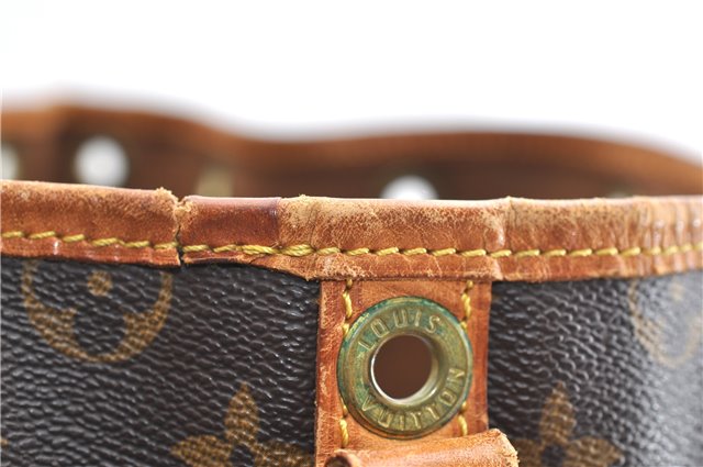 Authentic Louis Vuitton Monogram Noe Shoulder Drawstring Bag M42224 LV 1895G