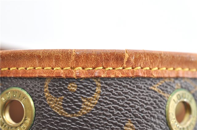 Authentic Louis Vuitton Monogram Noe Shoulder Drawstring Bag M42224 LV 1895G