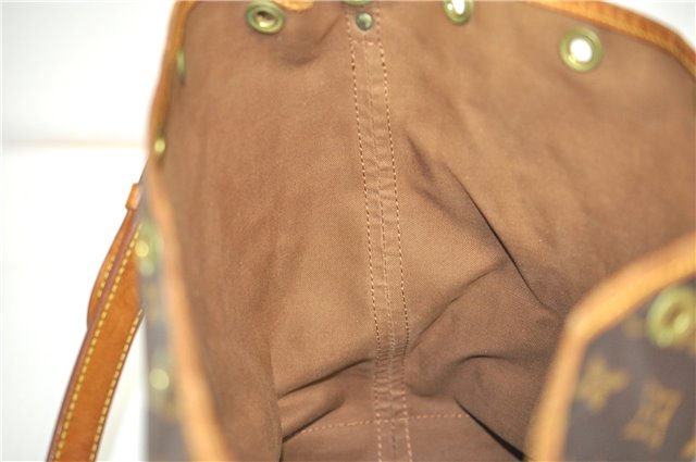 Authentic Louis Vuitton Monogram Noe Shoulder Drawstring Bag M42224 LV 1895G