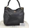 Authentic PRADA Vintage Leather Nappa Shoulder Bag B4829M Black 1895I