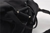 Authentic PRADA Vintage Nylon Tessuto Leather Backpack Purse Black 1896G