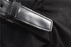 Authentic PRADA Vintage Nylon Tessuto Leather Backpack Purse Black 1896G