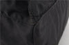 Authentic PRADA Vintage Nylon Tessuto Leather Backpack Purse Black 1896G