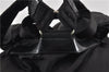 Authentic PRADA Vintage Nylon Tessuto Leather Backpack Purse Black 1896G