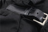 Authentic PRADA Vintage Nylon Tessuto Leather Backpack Purse Black 1896G
