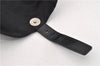 Authentic PRADA Vintage Nylon Tessuto Leather Backpack Purse Black 1896G
