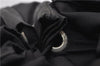 Authentic PRADA Vintage Nylon Tessuto Leather Backpack Purse Black 1896G