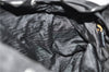 Authentic PRADA Vintage Nylon Tessuto Leather Backpack Purse Black 1896G