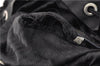 Authentic PRADA Vintage Nylon Tessuto Leather Backpack Purse Black 1896G